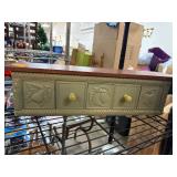 Wooden Decorative Cabinet With Carved Drawers