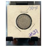 1904 Liberty Head Nickel in Holder