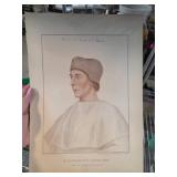 Engraving of John Colet, Dean of St. Paulï¿½s Hans H