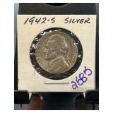 1942-S Silver Jefferson Nickel
