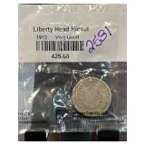 1912 Liberty Head Nickel in Very Good Condition