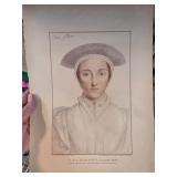 Engraved Portrait of Anne of Cleves