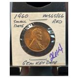 1960 Lincoln Cent Small Date MS65/66 Condition