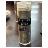 Roll of Buffalo Nickels 1913-1938