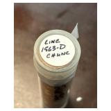 Roll of 1963-D Lincoln Cents in Tube