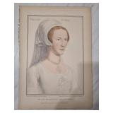Engraving of The Lady Audley by F. Bartolozzi