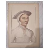 Print From Drawing by Hans Holbein