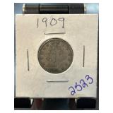 1909 Liberty Head Nickel in Card Holder