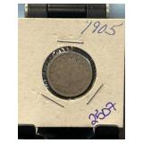 1905 Liberty Head V Nickel Coin