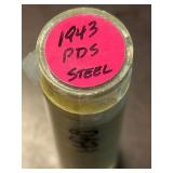 Roll of 1943 PDS Steel Cents