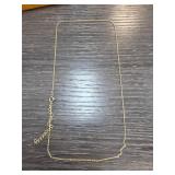 Sterling Silver Gold-Tone Chain Necklace