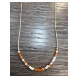 Beaded Necklace With Gold-Filled Clasp