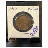 1917 Lincoln Wheat Cent in Very Fine Condition