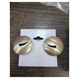 Sterling Silver Signed Orb Earrings 18g