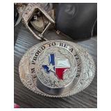 Commemorative Texas Belt Buckle