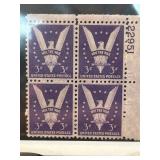 1942 US #905 Mint Plate Block Stamps