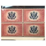 1936 US Air Mail Special Delivery Block