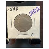 1888 Liberty Head Nickel in Holder