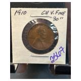 1910 Lincoln Wheat Cent in Holder