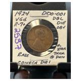 1924 DDO-001 Lincoln Wheat Cent Coin