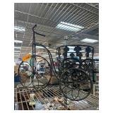 Decorative Wrought Iron Tricycle Plant Stand