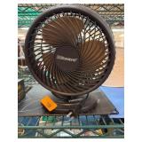 Holmes Blizzard Table Fan in Black