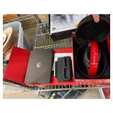 Beats by Dre Red Wired Headphones With Case