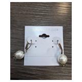 Sterling Silver Pearl Drop Earrings