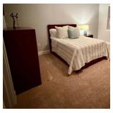 Wooden Bed Mattress Dresser and Nightstand by New