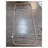 Sterling Silver Rope Chain Necklace