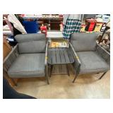 Outdoor Wicker-Look Patio Set with Cushions