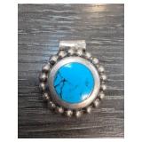 Sterling Silver Pendant with Turquoise Stone