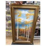 Framed Landscape Oil Painting Signed by Artist