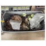 Large Decorative Home Decor Lot in Storage Bin