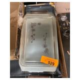 Pyrex Glass Dish with Holder and Lid