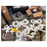 Painted Metal Bow Decor Pieces
