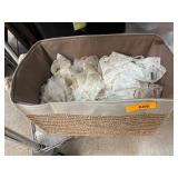 Lace Trims in Fabric Basket