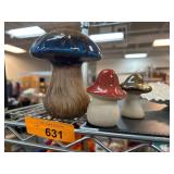 Ceramic Mushroom Decorative Figurines