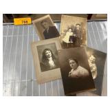 Vintage Studio Portrait Photographs