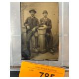 Tintype Photograph of Two Men in Suits