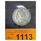 1921 Morgan Silver Dollar Coin