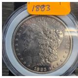 1883 Morgan Silver Dollar, United States Mint
