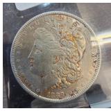 1889 Morgan Silver Dollar with Toning