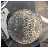1886 Morgan Silver Dollar Coin