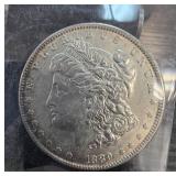 1889 Morgan Silver Dollar Coin