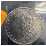 1881-S Morgan Silver Dollar Coin