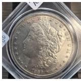 1889 Morgan Silver Dollar in Collectors Case