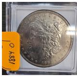 1884-O Morgan Silver Dollar in Protective Case