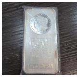 Ten Troy Ounces Fine Silver Bar .999 Bullion