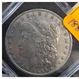 1886 Morgan Silver Dollar in Protective Case